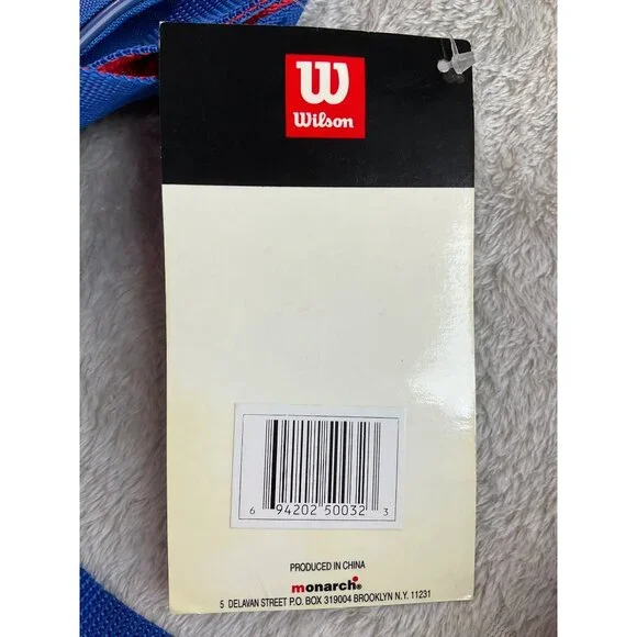 New Old Stock Wilson Vintage 90's Sports Gear Athletic Gym Duffle Bag Y2K - Picture 2 of 10